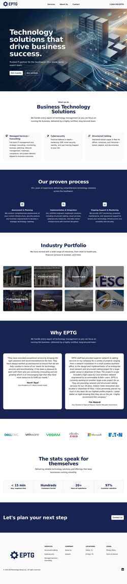 Captură de ecran eptg.com