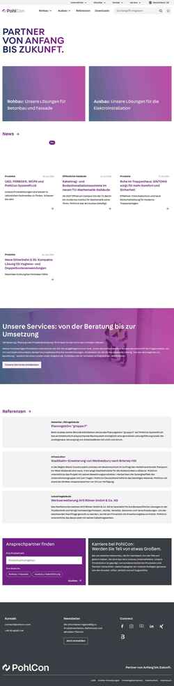 Screenshot pohlcon.com