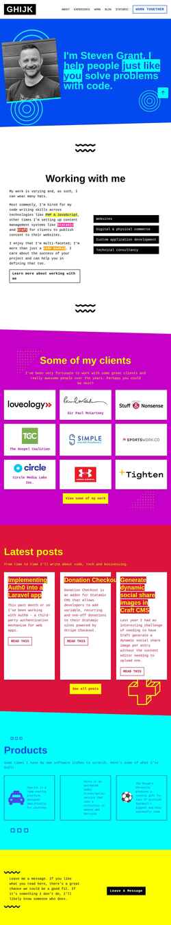 Screenshot ghijk.co.uk