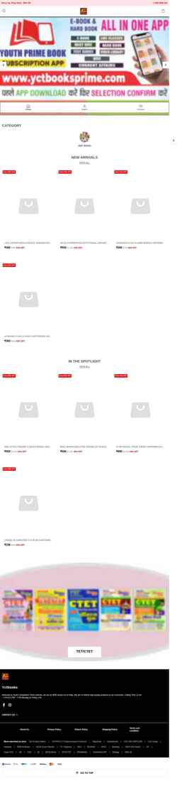 Captura de pantalla yctbooks.com
