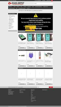 Snímek obrazovky egasdepot.com