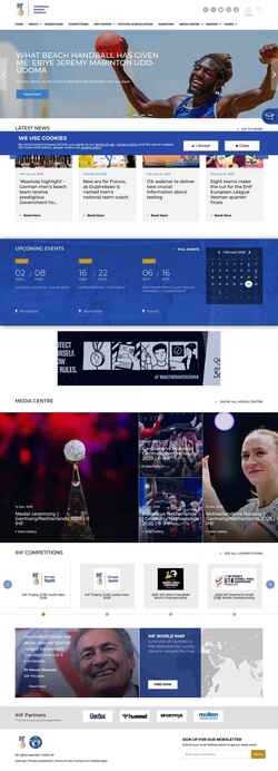 Снимак екрана www.ihf.info
