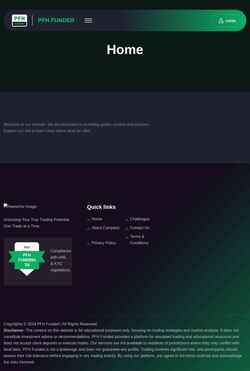 Screenshot pfhfunded.com