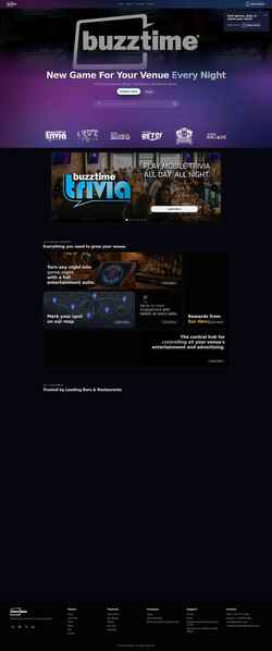 Στιγμιότυπο οθόνης business.buzztime.com