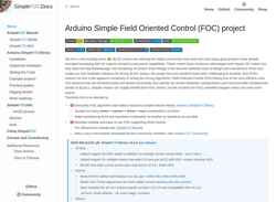 Captura de pantalla docs.simplefoc.com