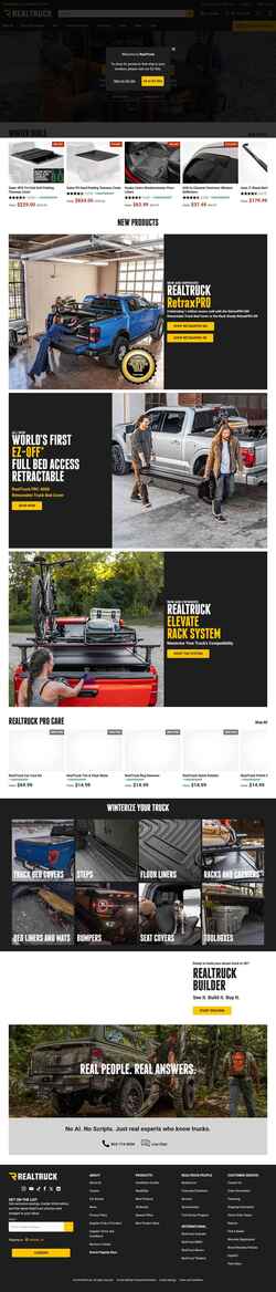 Снимак екрана realtruck.com
