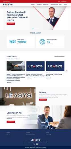 Screenshot corporate.leasys.com