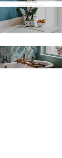 Captura de pantalla www.greenandspring.com