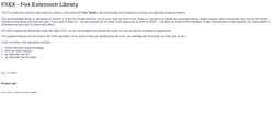 Snimka zaslona fxex.sourceforge.net