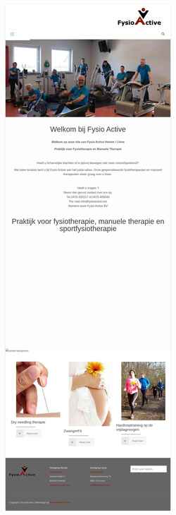 Ekrānuzņēmums fysioactive.net