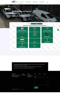 Snímek obrazovky microfasteners.com.au