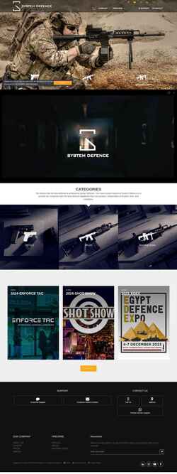 Snímka obrazovky www.systemdefence.com