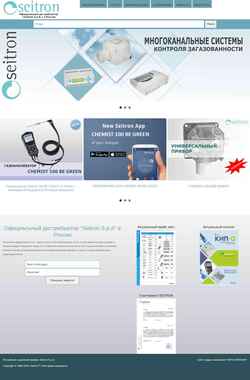 Captura de pantalla www.seitron.ru