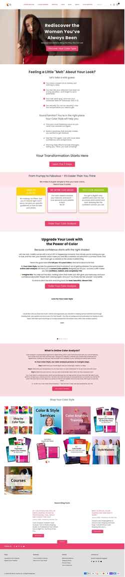 Schermafbeelding yourcolorstyle.com