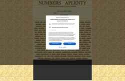 Screenshot www.numbersaplenty.com