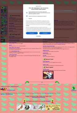 Captura de pantalla allaboutfrogs.org