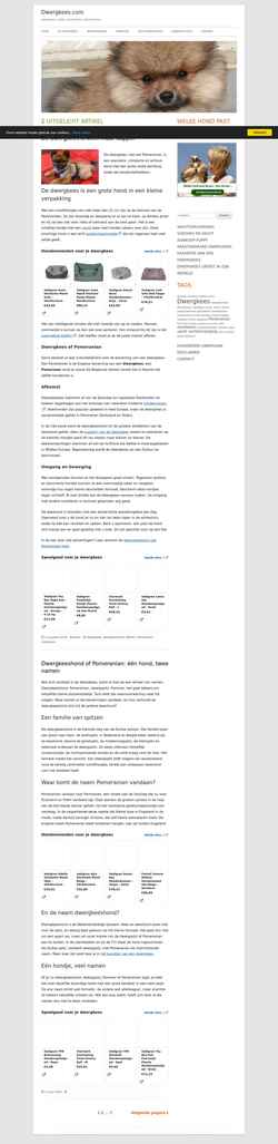 Screenshot dwergkees.com