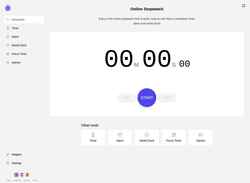 Snímek obrazovky stopwatch-app.com