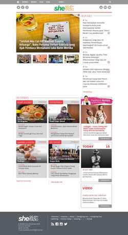 Ekrānuzņēmums www.sheradiofm.com