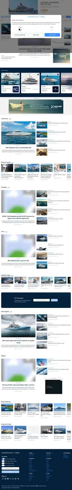 Captura de pantalla www.superyachttimes.com