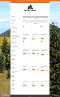 Screenshot www.wolfcreeksawshop.com