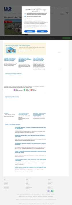 Captura de pantalla www.lngindustry.com