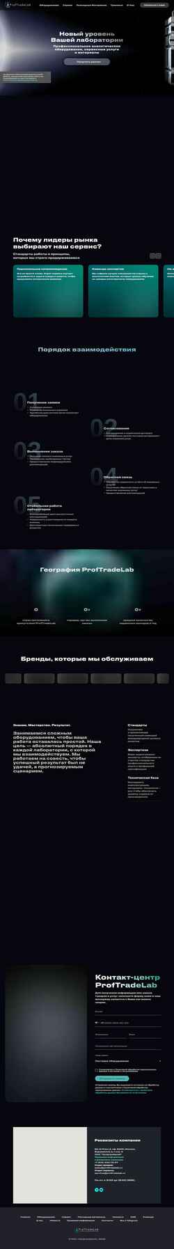 Snímek obrazovky proftradelab.ru