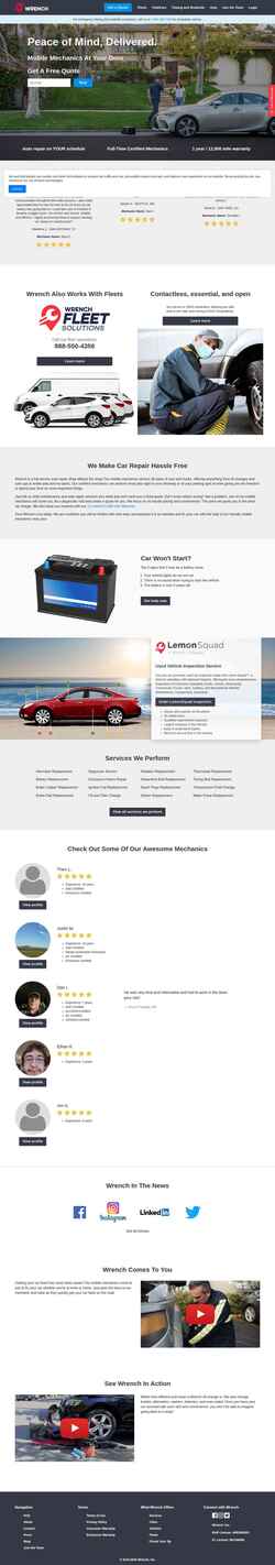 Screenshot wrench.com