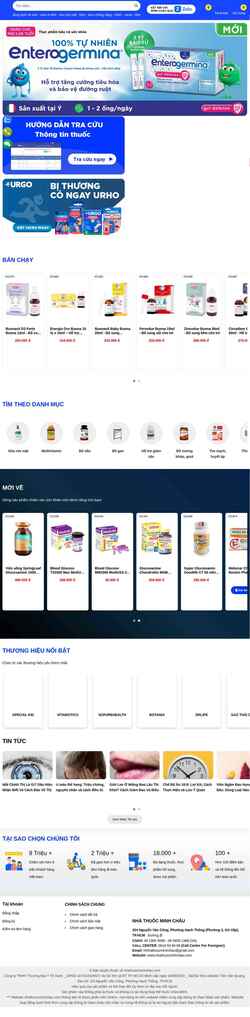 Schermata nhathuocminhchau.com