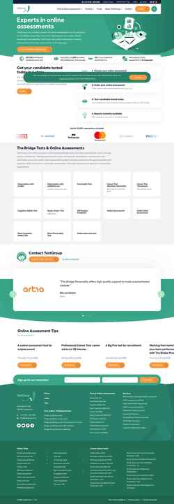 Скриншот www.testgroup.com