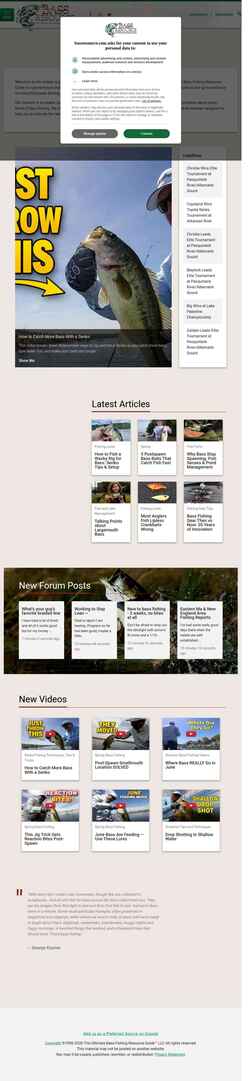 Screenshot www.bassresource.com