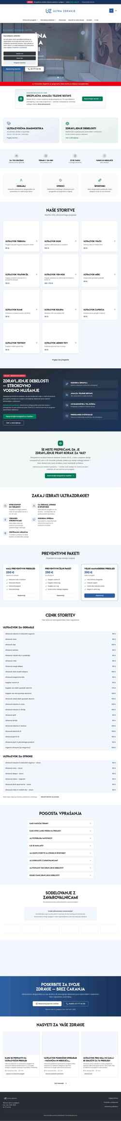 Скриншот ultrazdravje.si