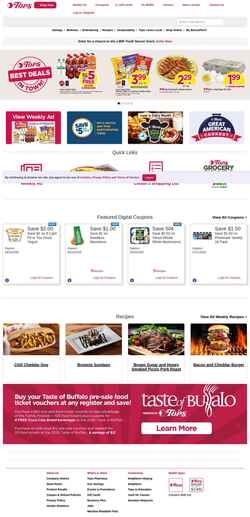 Zrzut ekranu www.topsmarkets.com