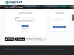Screenshot portal.rentpayment.com