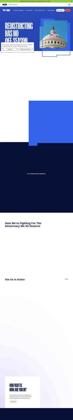 Ekraanipilt democraticredistricting.com