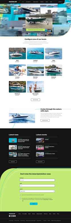 Στιγμιότυπο οθόνης www.quicksilver-boats.com