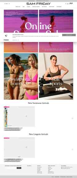 Screenshot www.samfriday.com