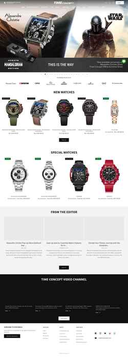 Screenshot timeconcept.com