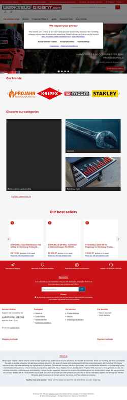 Képernyőkép www.tools-giant.com