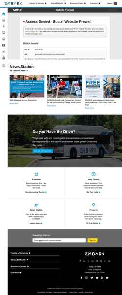 Screenshot www.embarkok.com
