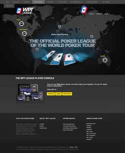 Screenshot www.wptleague.com