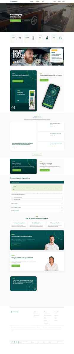 Screenshot www.gridserve.com