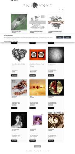 Skærmbillede music.katebush.com