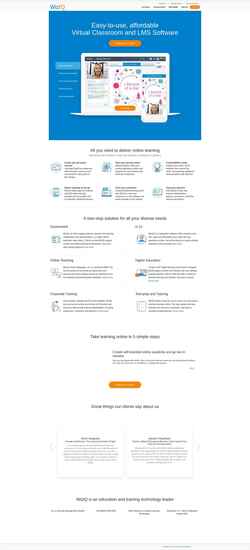 Ekrānuzņēmums www.wiziq.com