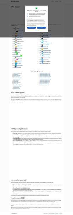 Captură de ecran frpbypass.io