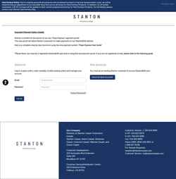 Screenshot www.stantonb2b.com