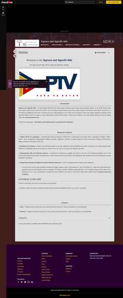 Zrzut ekranu signons-and-signoffs.fandom.com