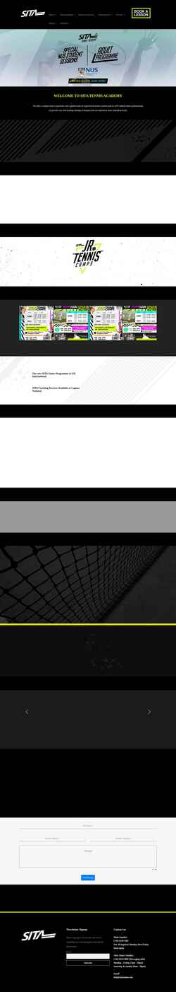 Zrzut ekranu www.sitatennis.com