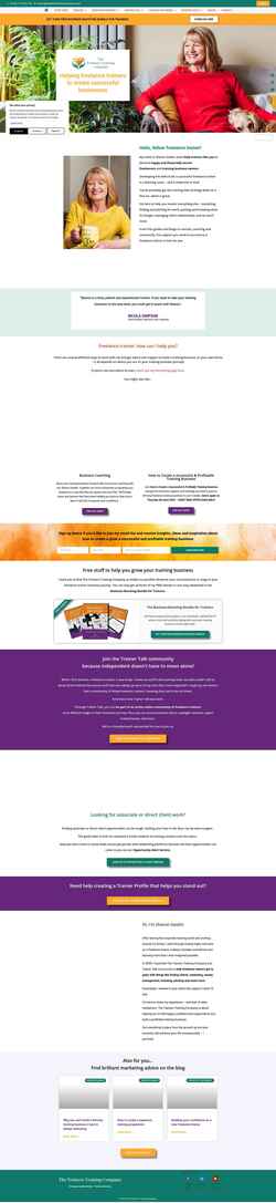 Képernyőkép thetrainerstrainingcompany.co.uk