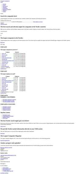Captura de pantalla www.largestcompanies.com